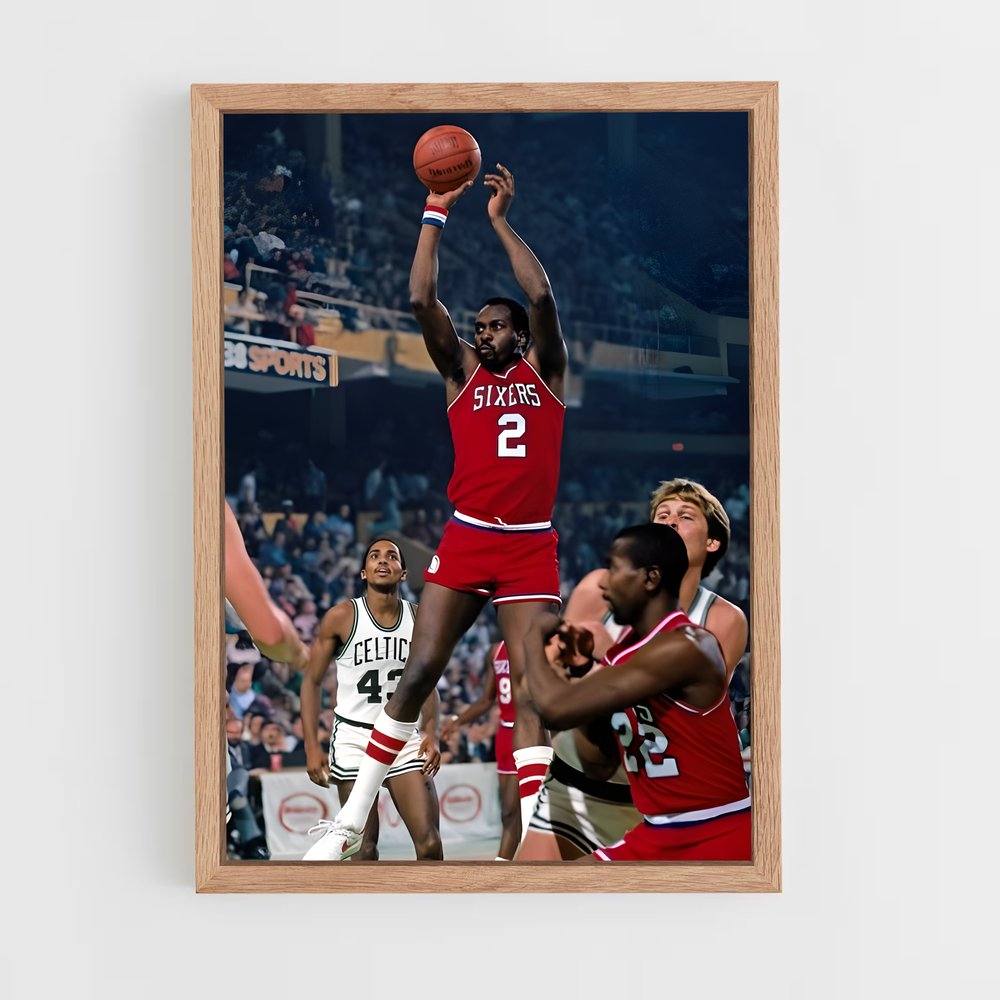 Poster Moses de malone – affiche Basketball (vue 4)